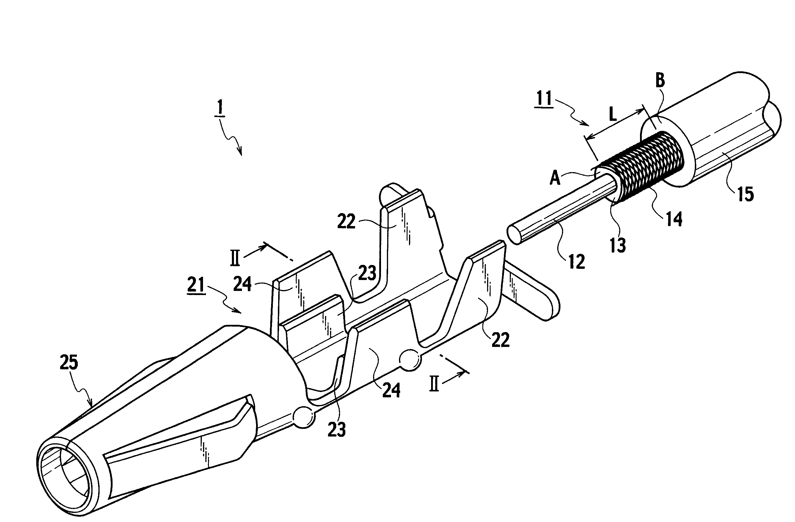 Coaxial Cable Connector and Coaxial Cable Connection Unit