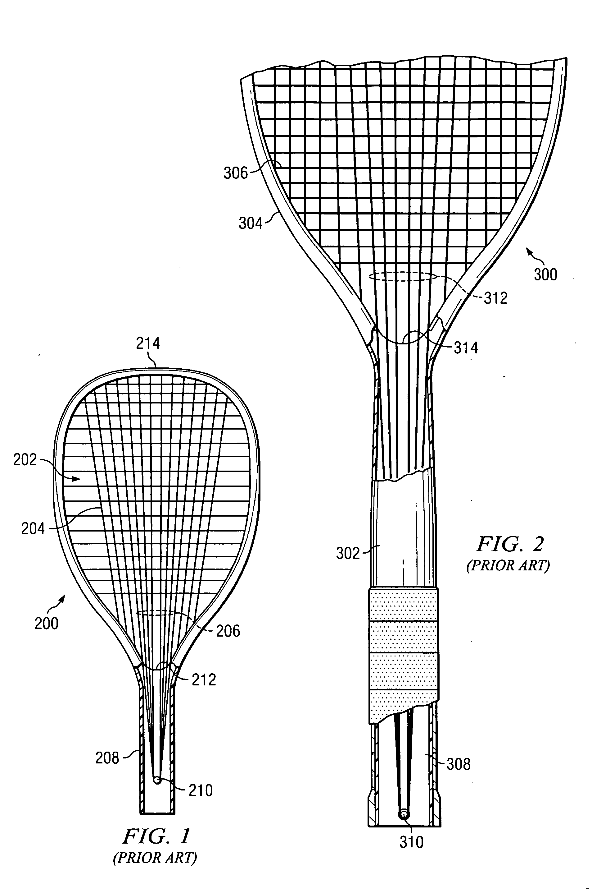 Stringing indicia for sports racquets