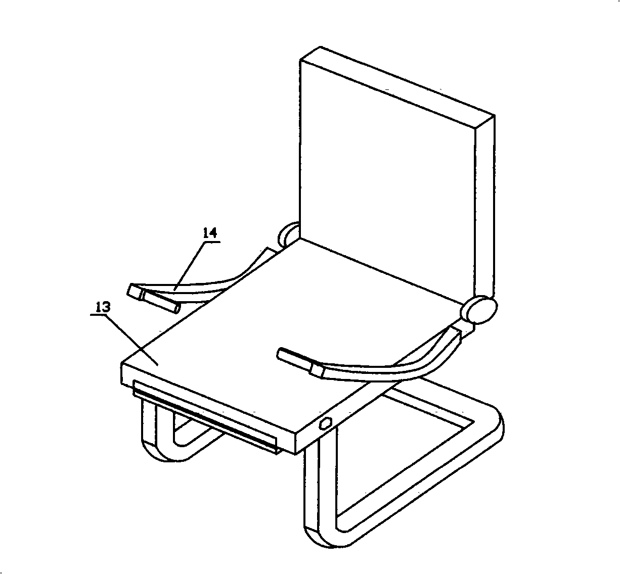 Multifunctional body-building chair and use method