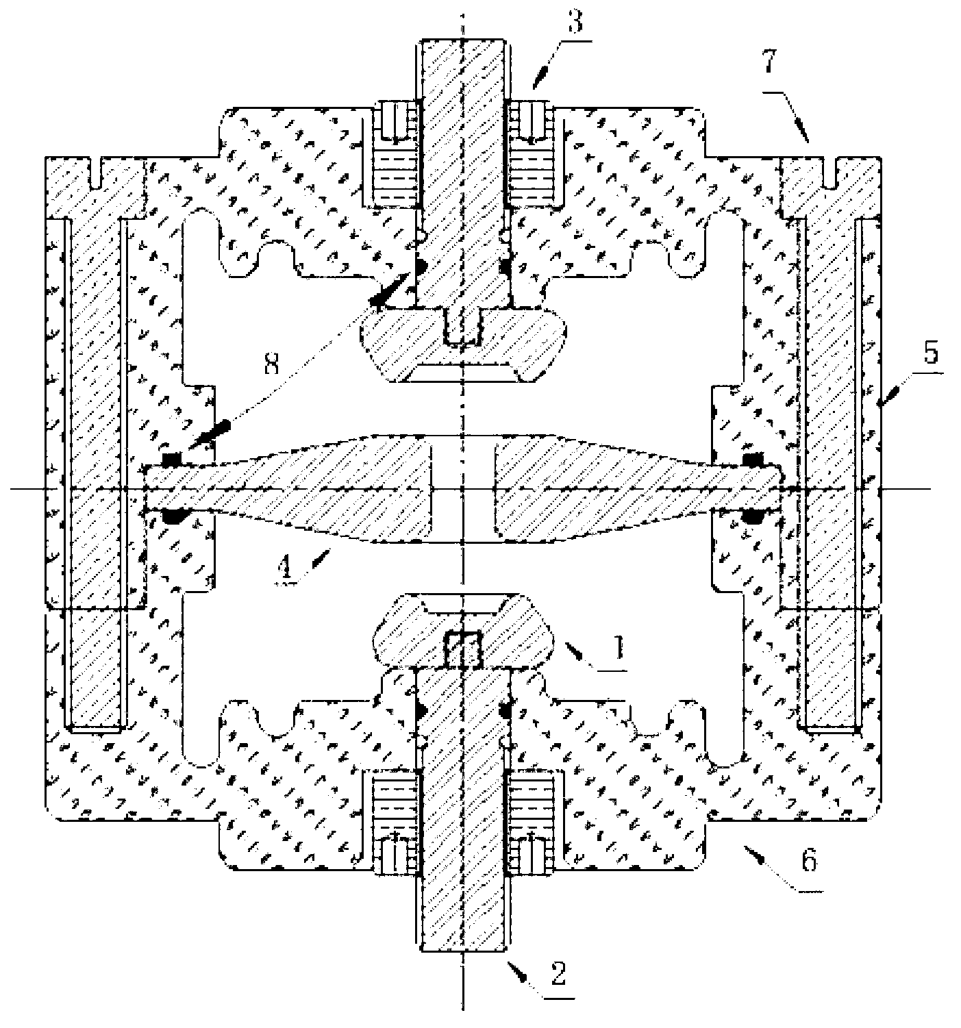 Three-electrode multi-channel gas spark switch