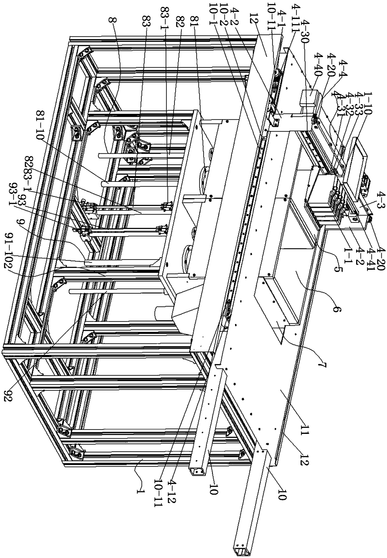 Sand mould 3D rapid molding equipment using slab printer