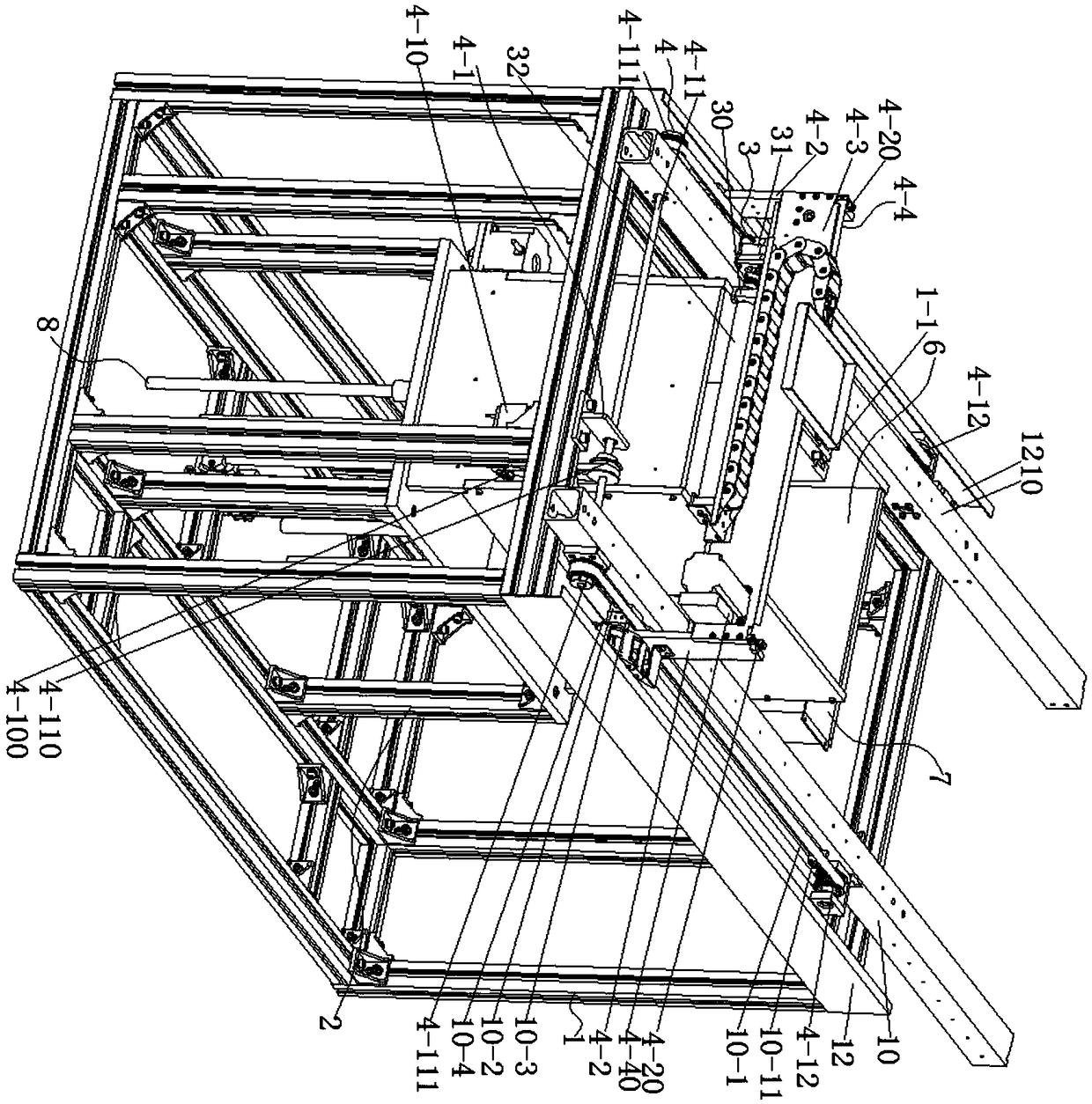 Sand mould 3D rapid molding equipment using slab printer