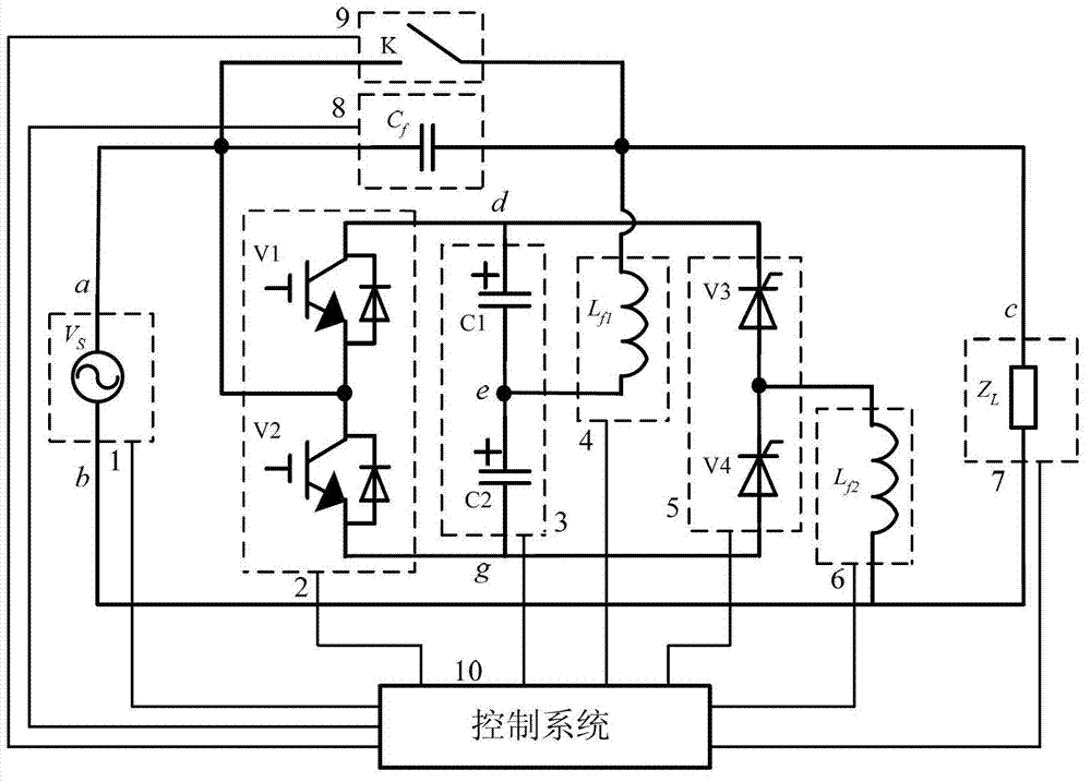 Transformer-free series voltage quality regulator based on parasitic booster circuit and control method of regulator