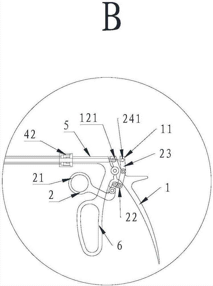 Bendable operating forceps applied to minimally invasive surgery