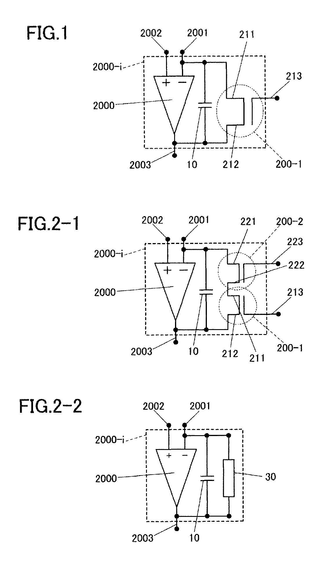 Sense circuit and method of operation thereof and photoelectric conversion array connected to inverting input of sense circuit