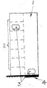 Simple single-row parking place three-dimensional garage capable of being arranged at sides of urban highway