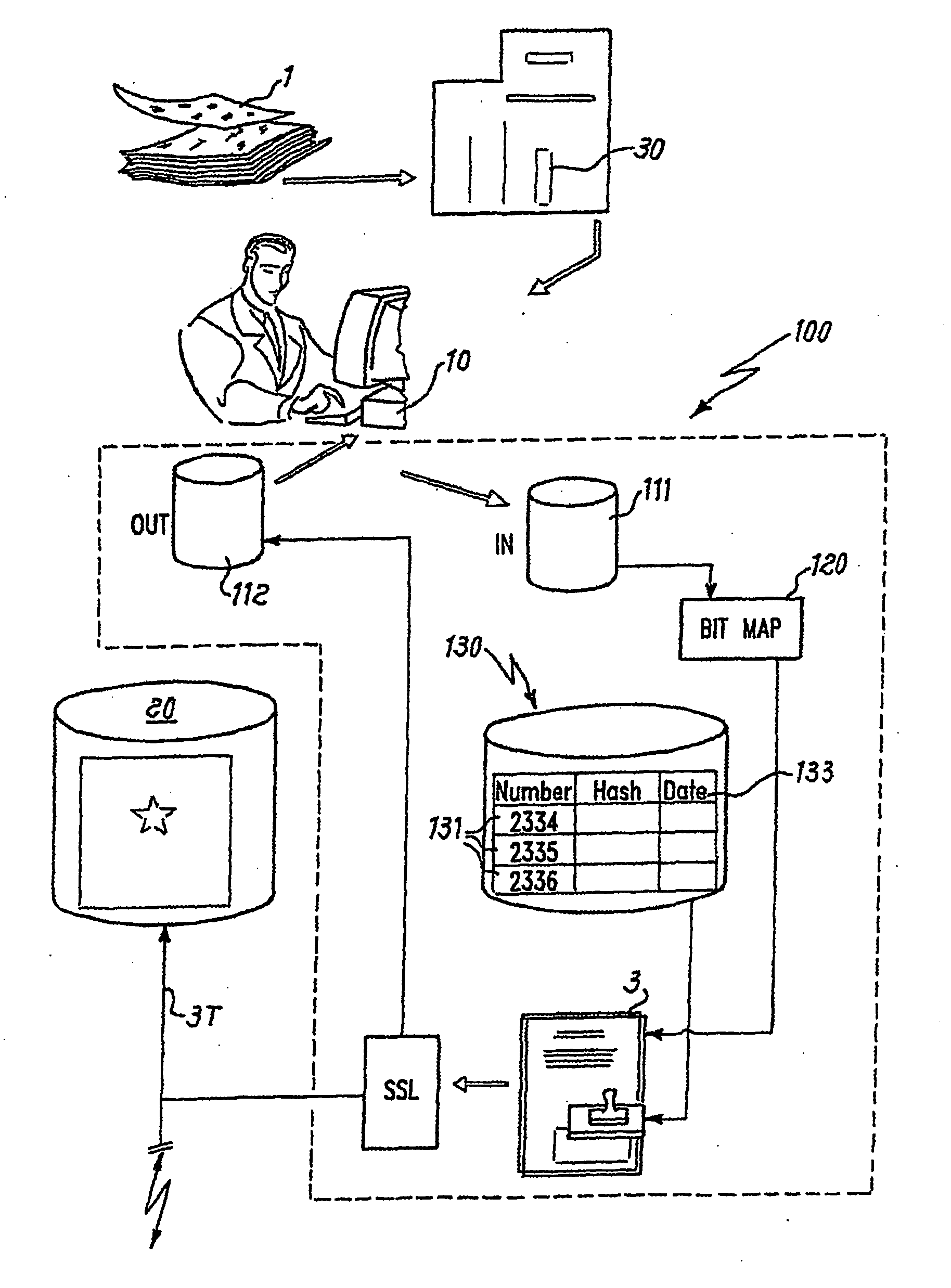 Method and a System for Authenticating and Recording Digital Documents and/or Files