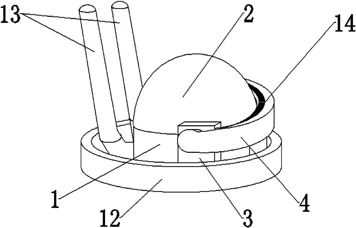 Spherical router with automatic cleaning function