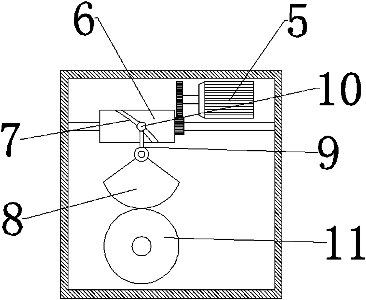 Spherical router with automatic cleaning function