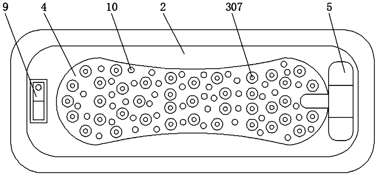 Negative pressure-type automatic machine for taking off shoes used for people with disabled upper limbs