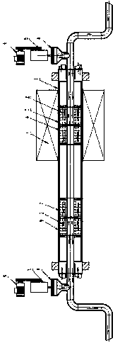 Reciprocating type pulsation high gradient magnetic separation system matched with solenoid type superconducting magnet