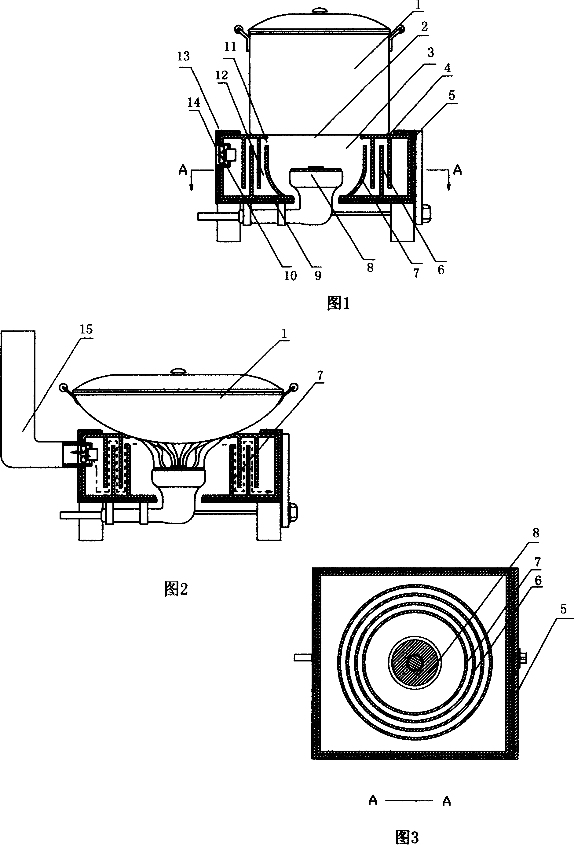 High efficiency energy saving gas range