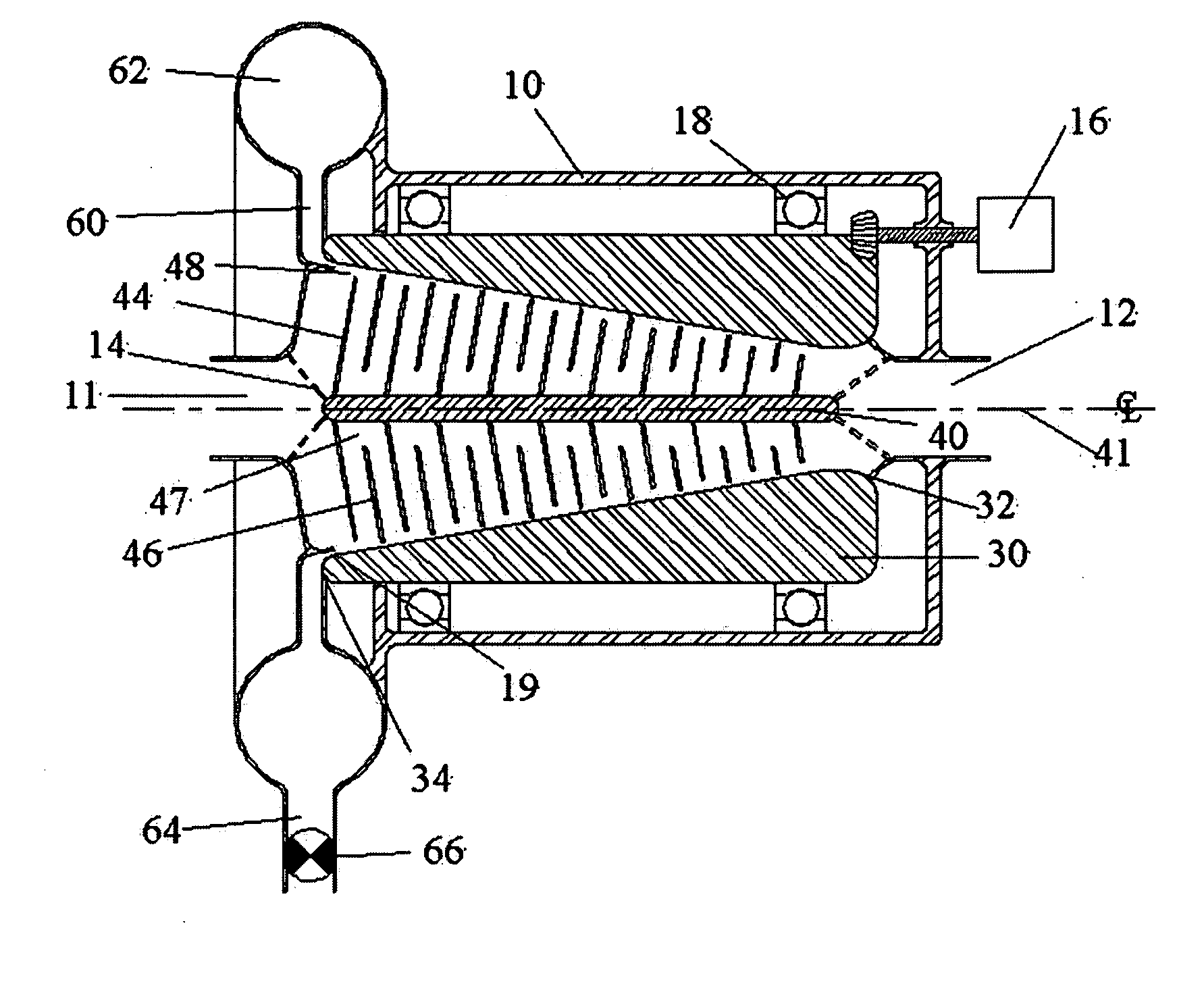 Method and apparatus for separating particles