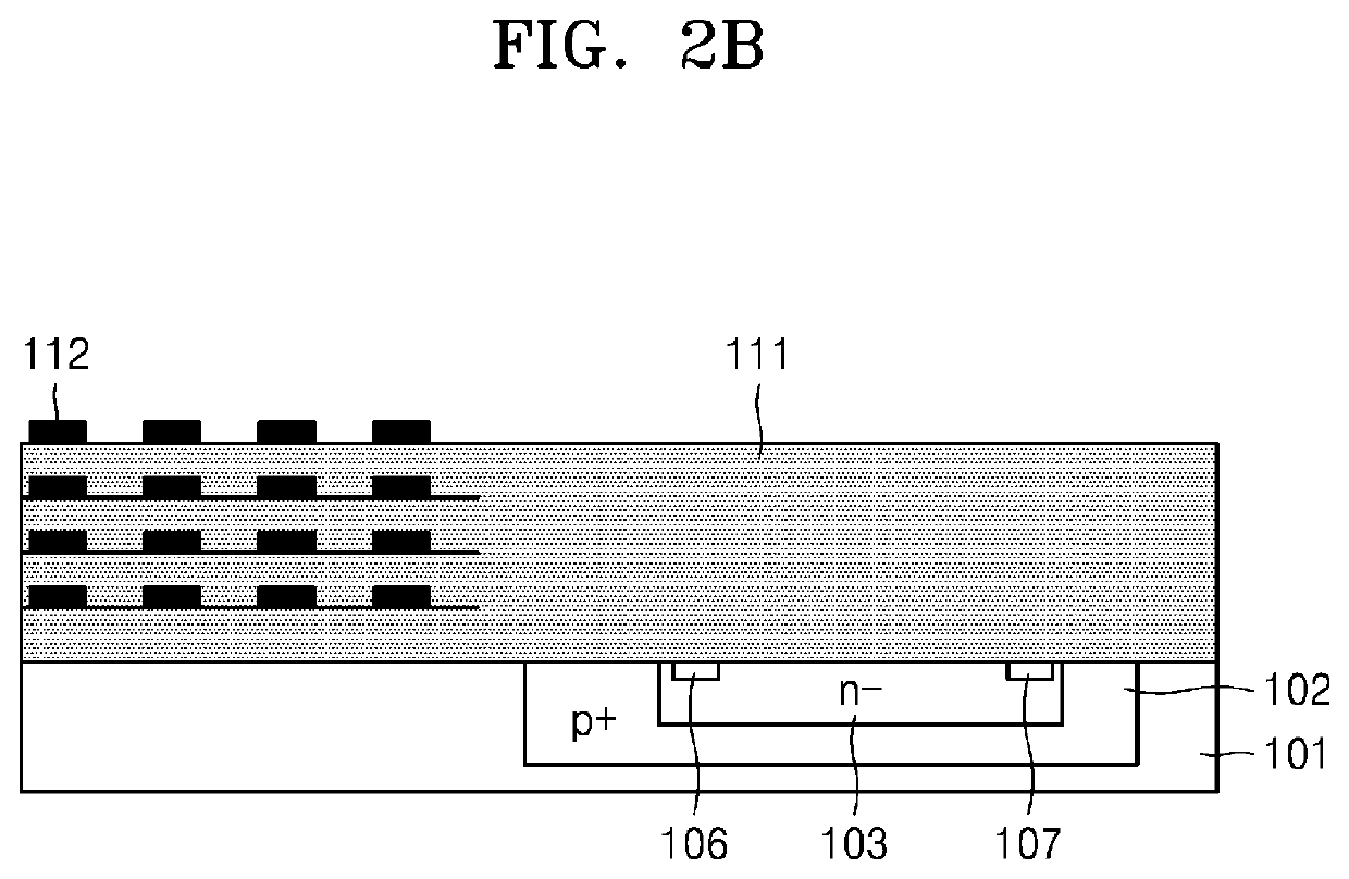 Opto-electronic device having junction field-effect transistor structure and method of manufacturing the same