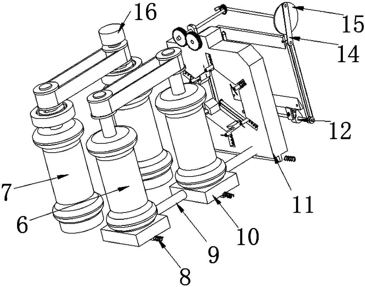 Sugarcane cutting machine