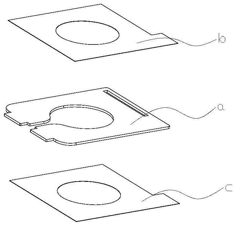 Circuit board protective film cutting mechanism and method and film pasting device