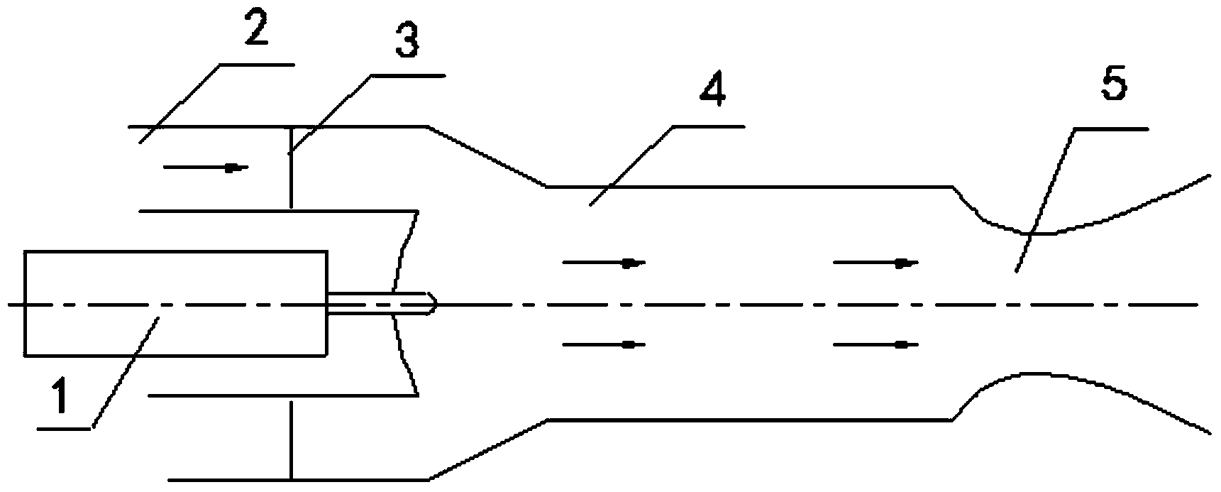 Solid-liquid scramjet engine