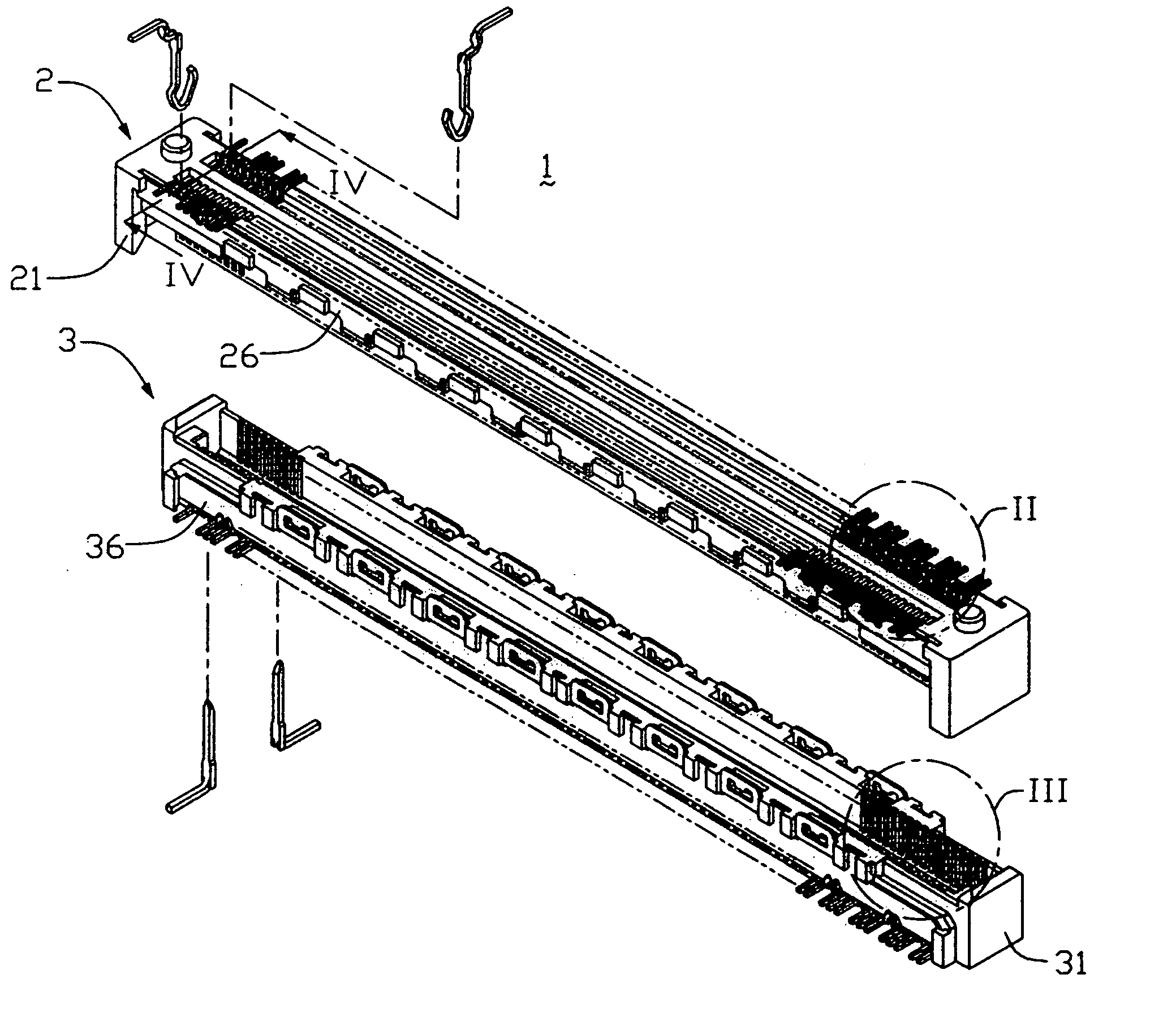 Electrical connector assembly having contacts configured for high-speed signal transmission