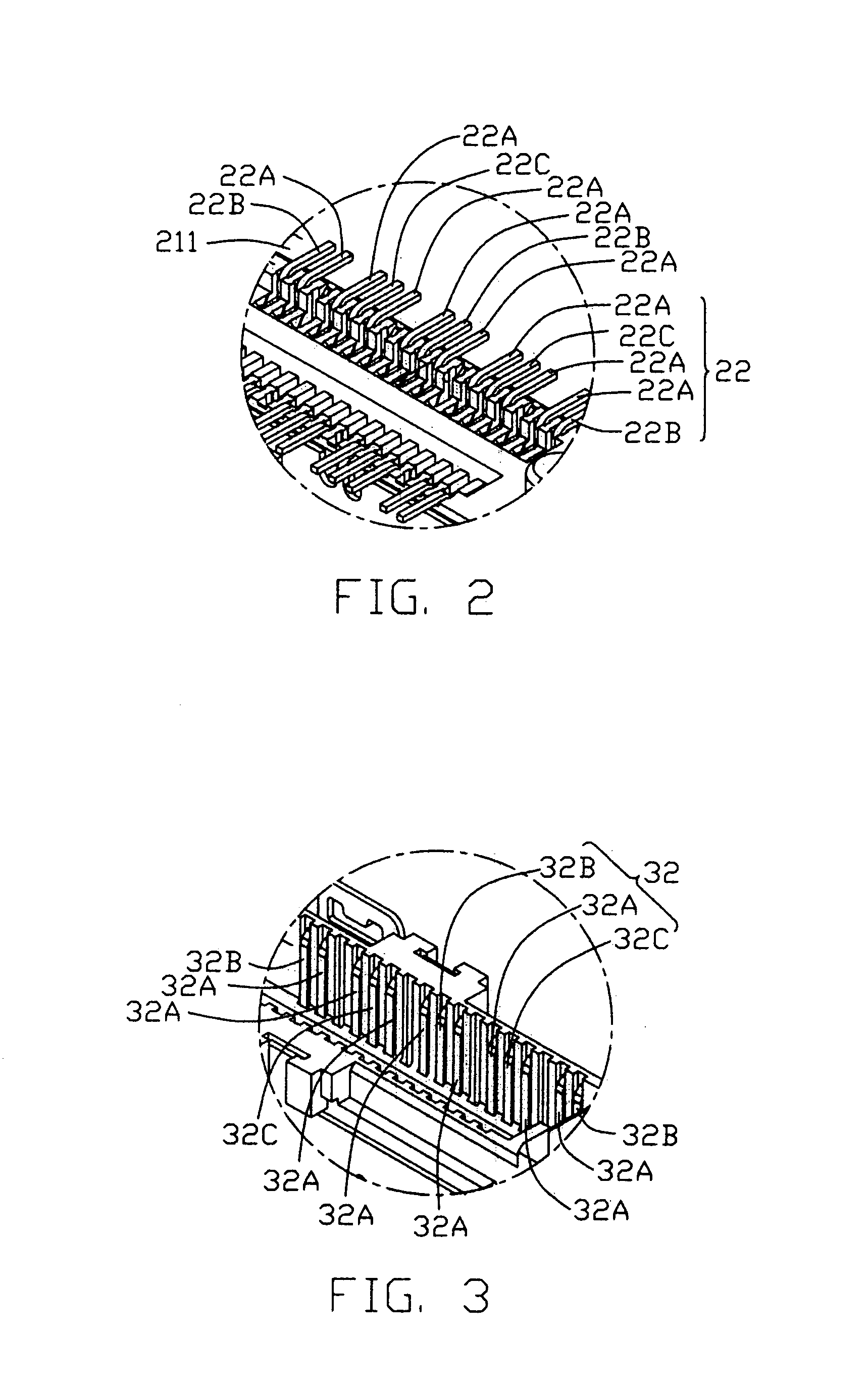 Electrical connector assembly having contacts configured for high-speed signal transmission