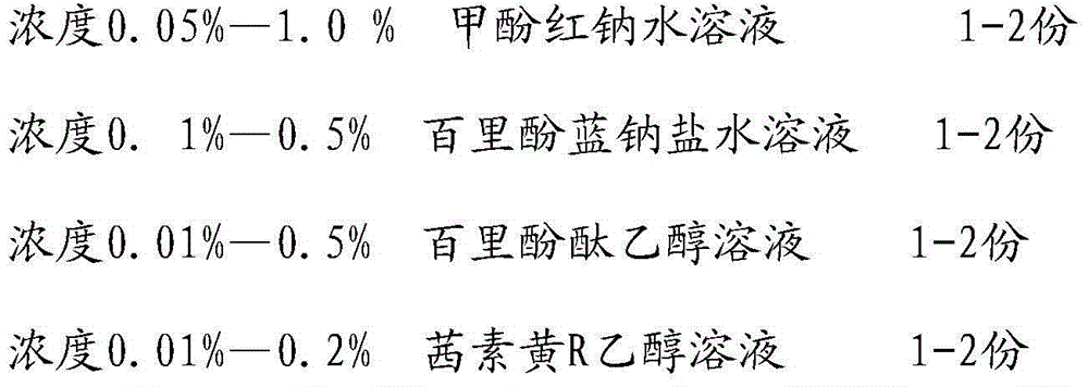 Test paper for testing concentration of ortho-phthalaldehyde disinfectant