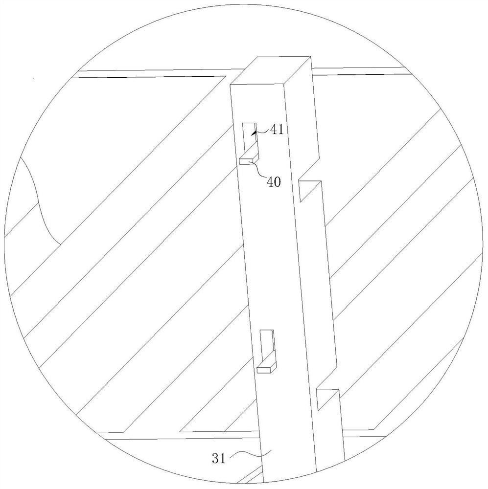 Logistics stacker for carrying logistics parcels