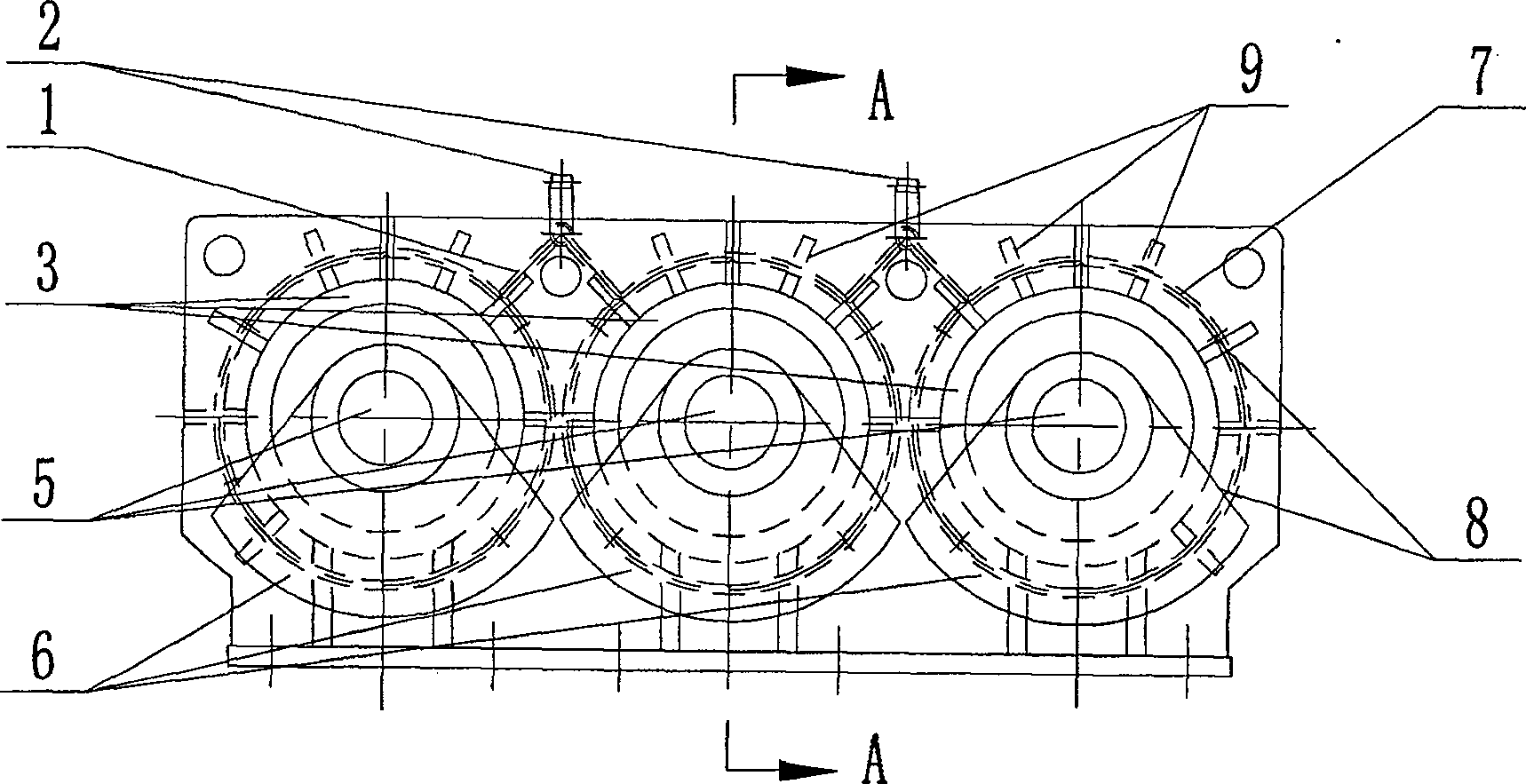 Heating method of vibrator and vibrator for implementing the method