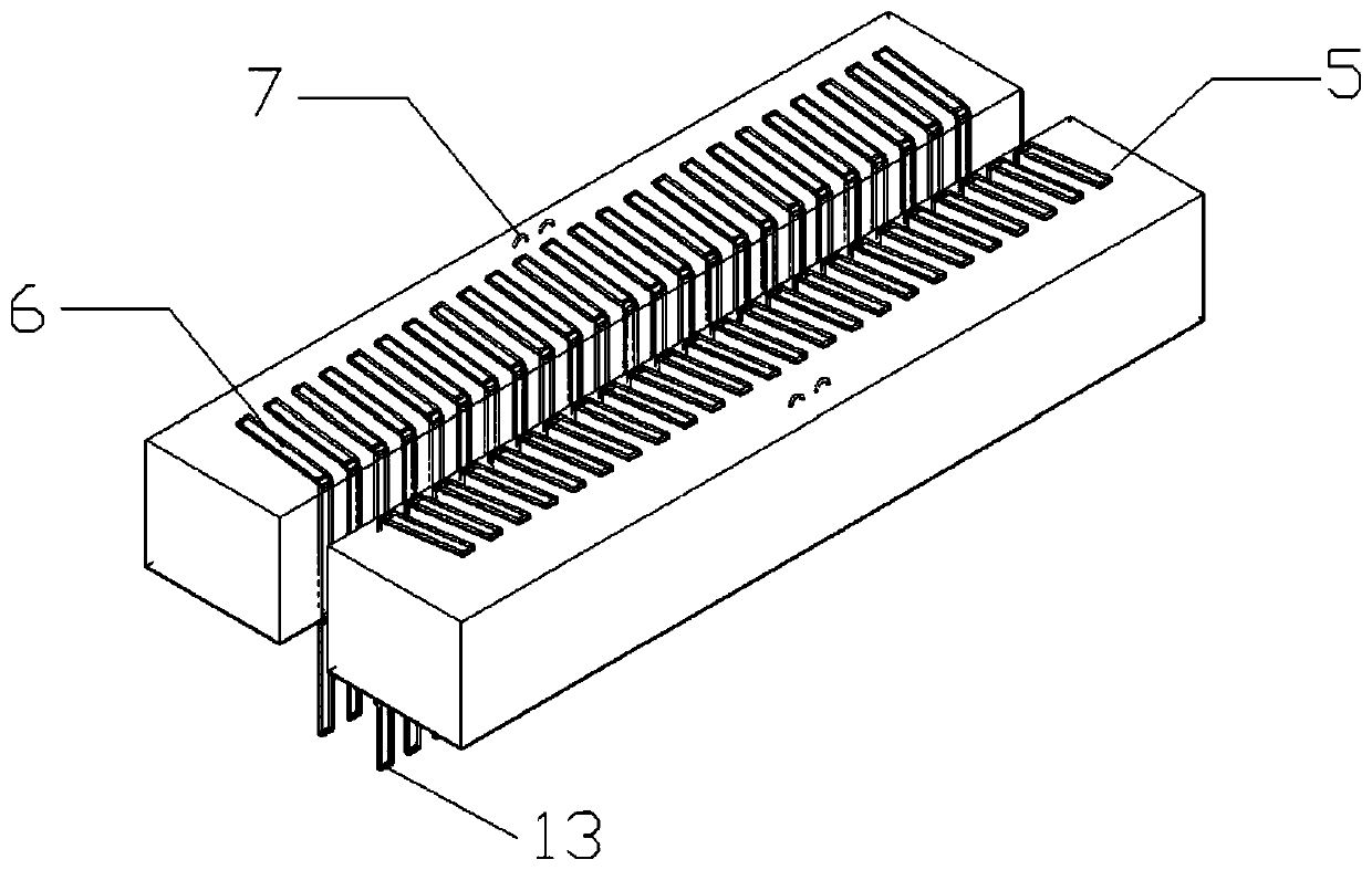 Adjustable surface-mounted packaged semiconductor device clamp and test method