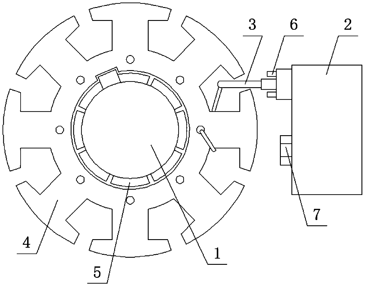 Intelligent winding equipment used for motor production