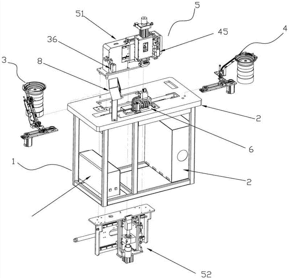 Automatic mounting machine of bra back fasteners