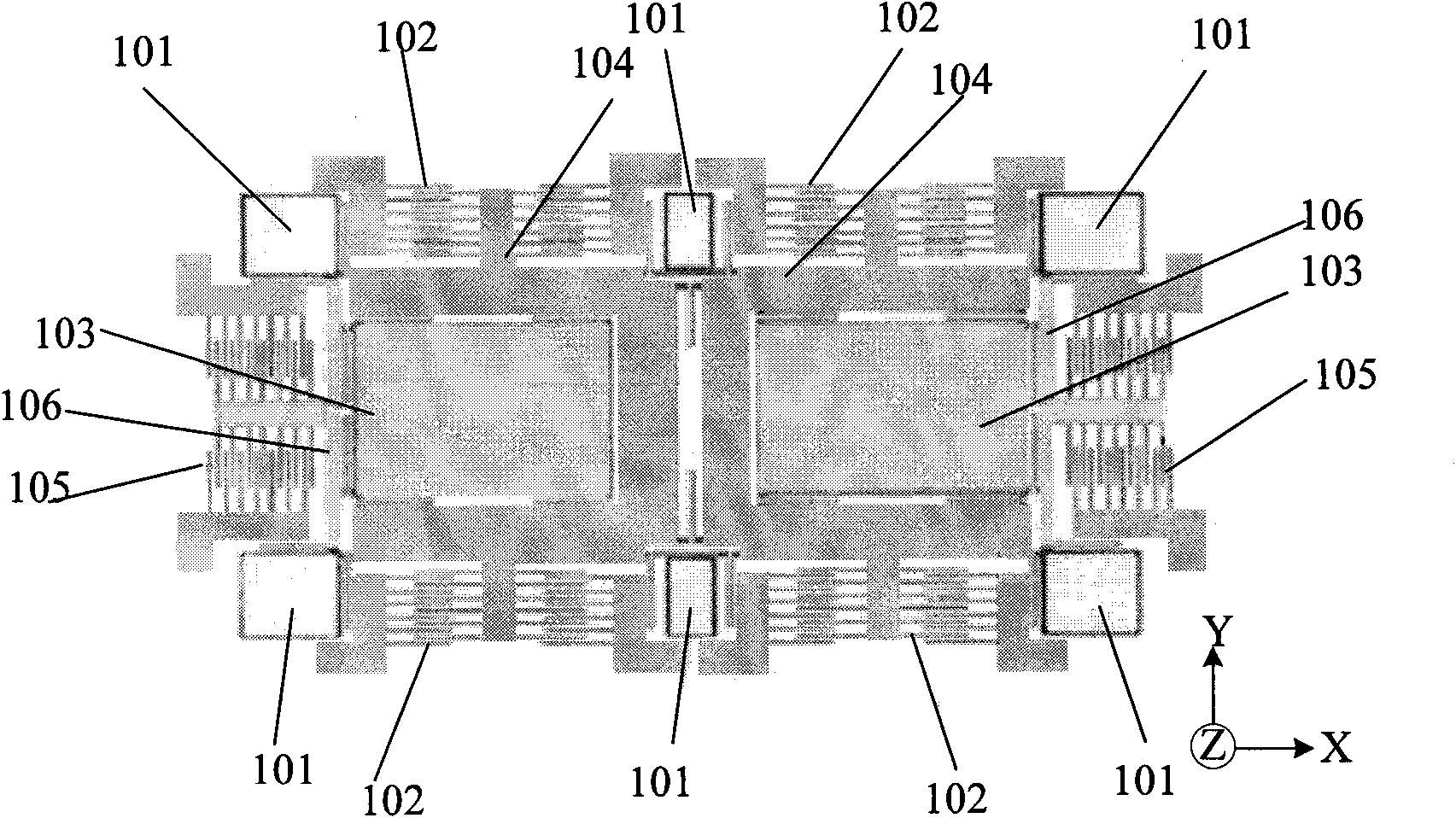 Capacitive micromachined tuning fork gyroscope