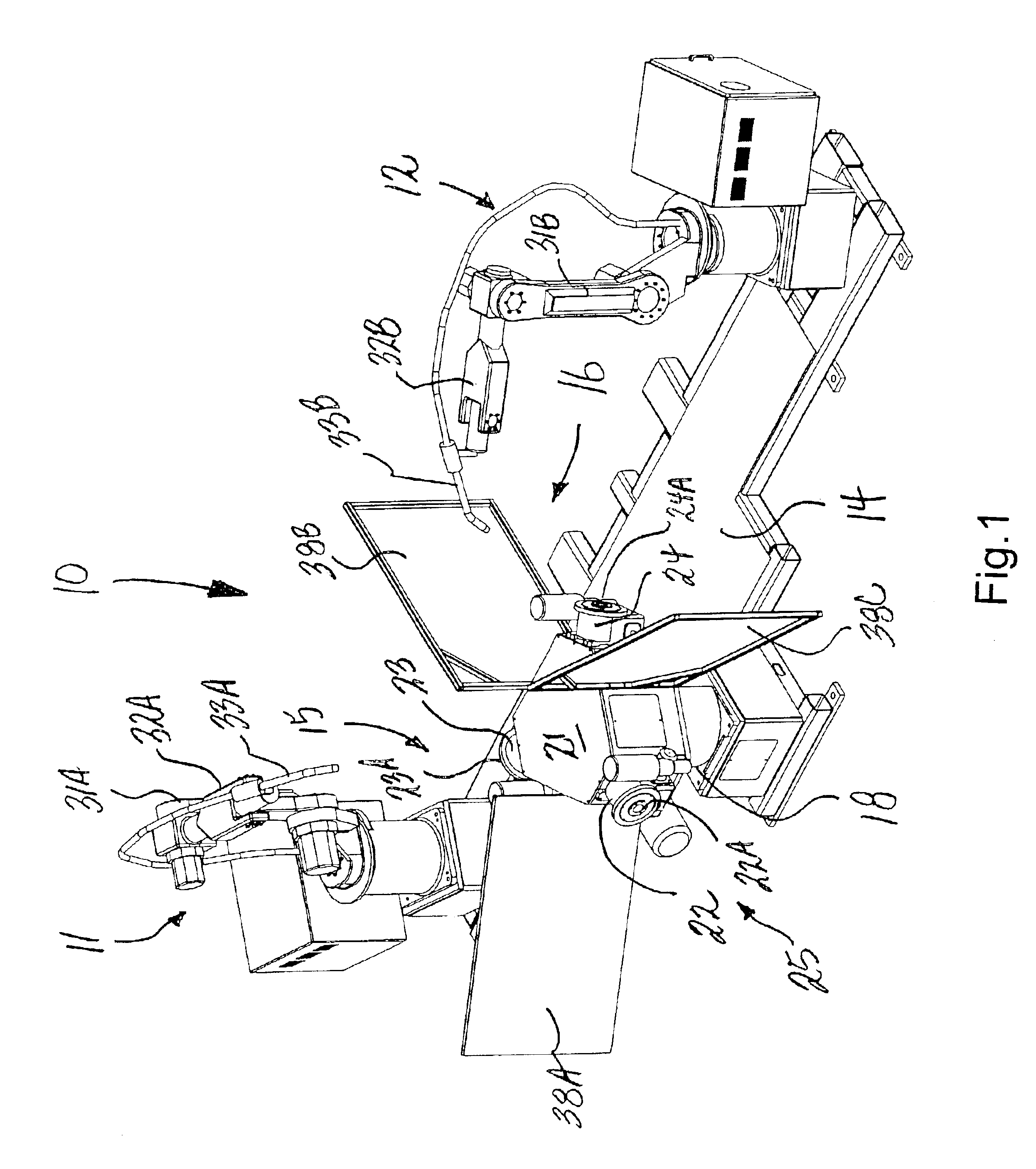 Multi-station robotic welding assembly