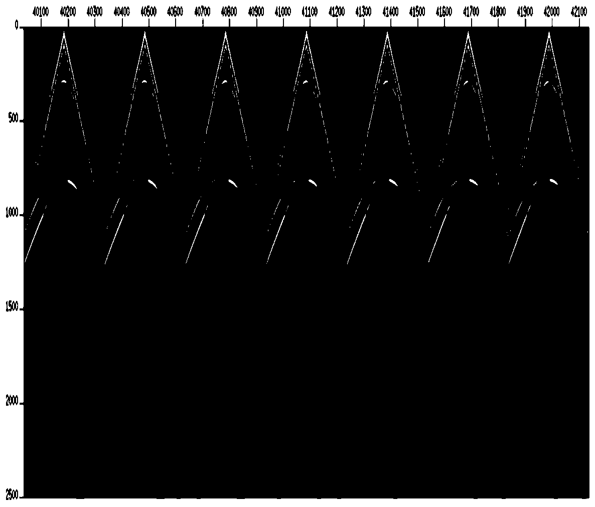 A method for processing pre-stack wide-line seismic data