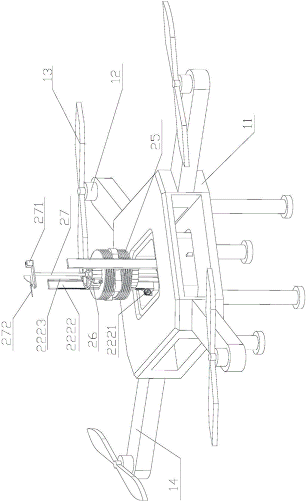 Airborne weather station apparatus for unmanned plane, and application method thereof