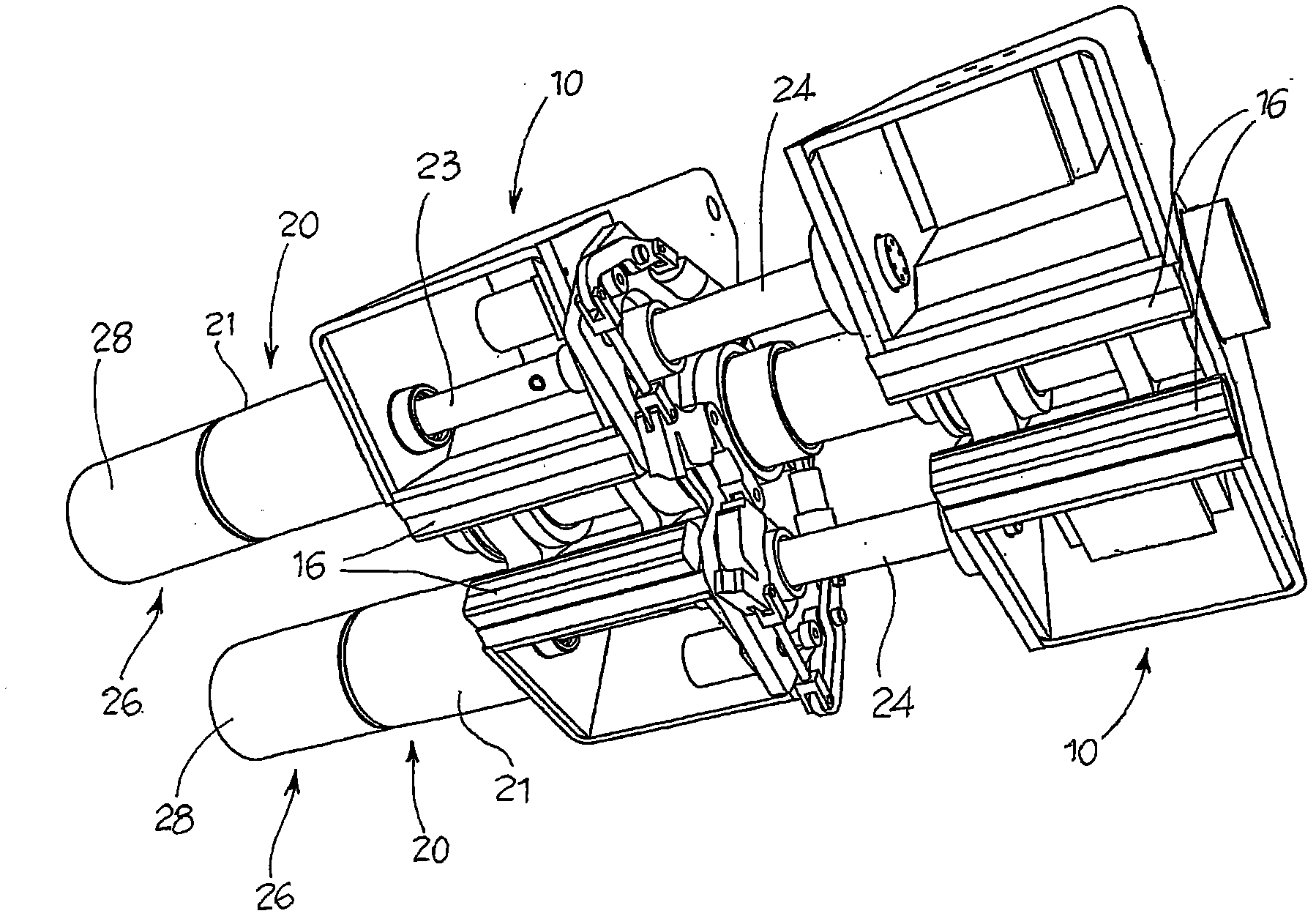 Welding head for rail welding