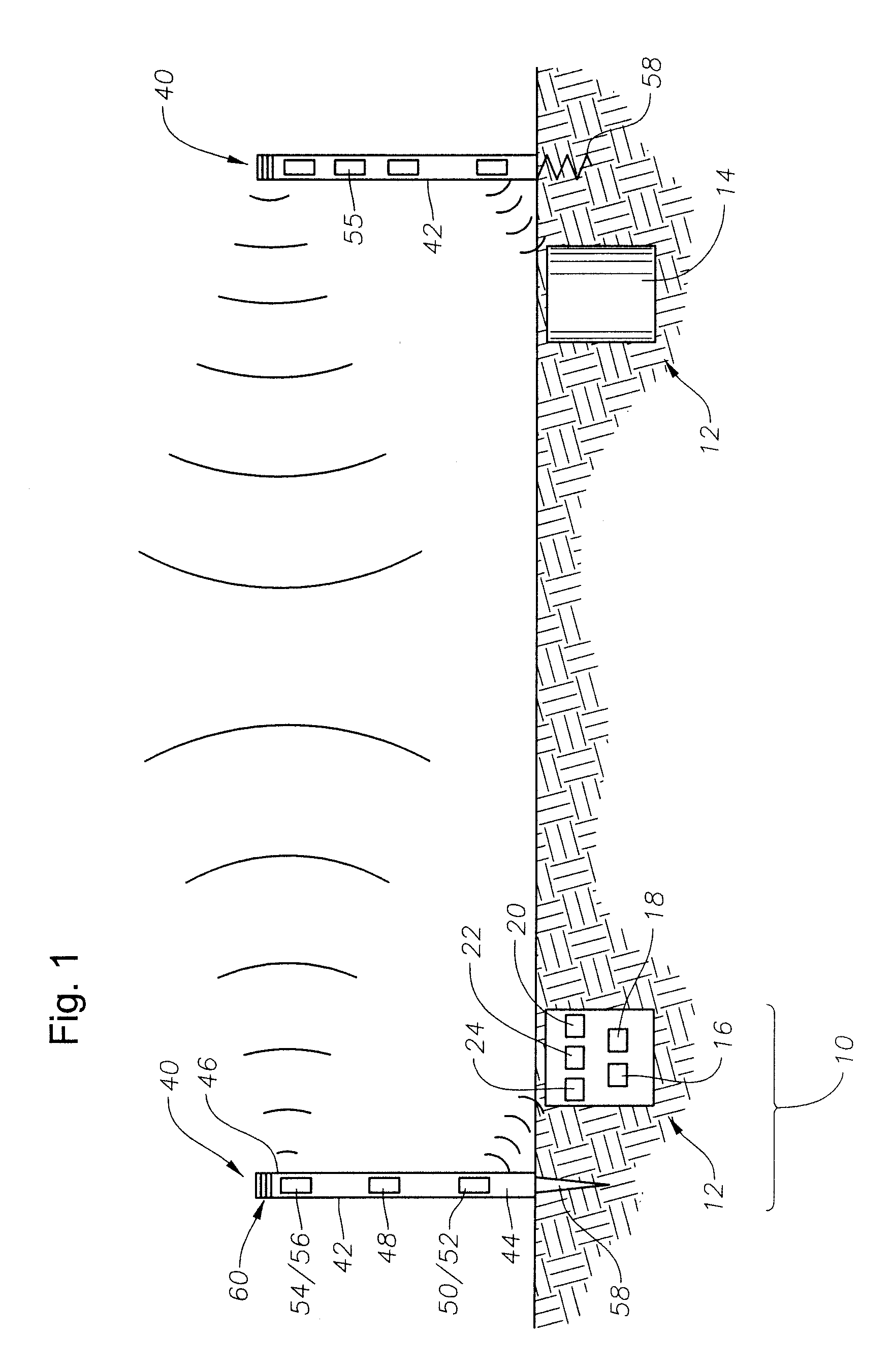 System for transmission of seismic data