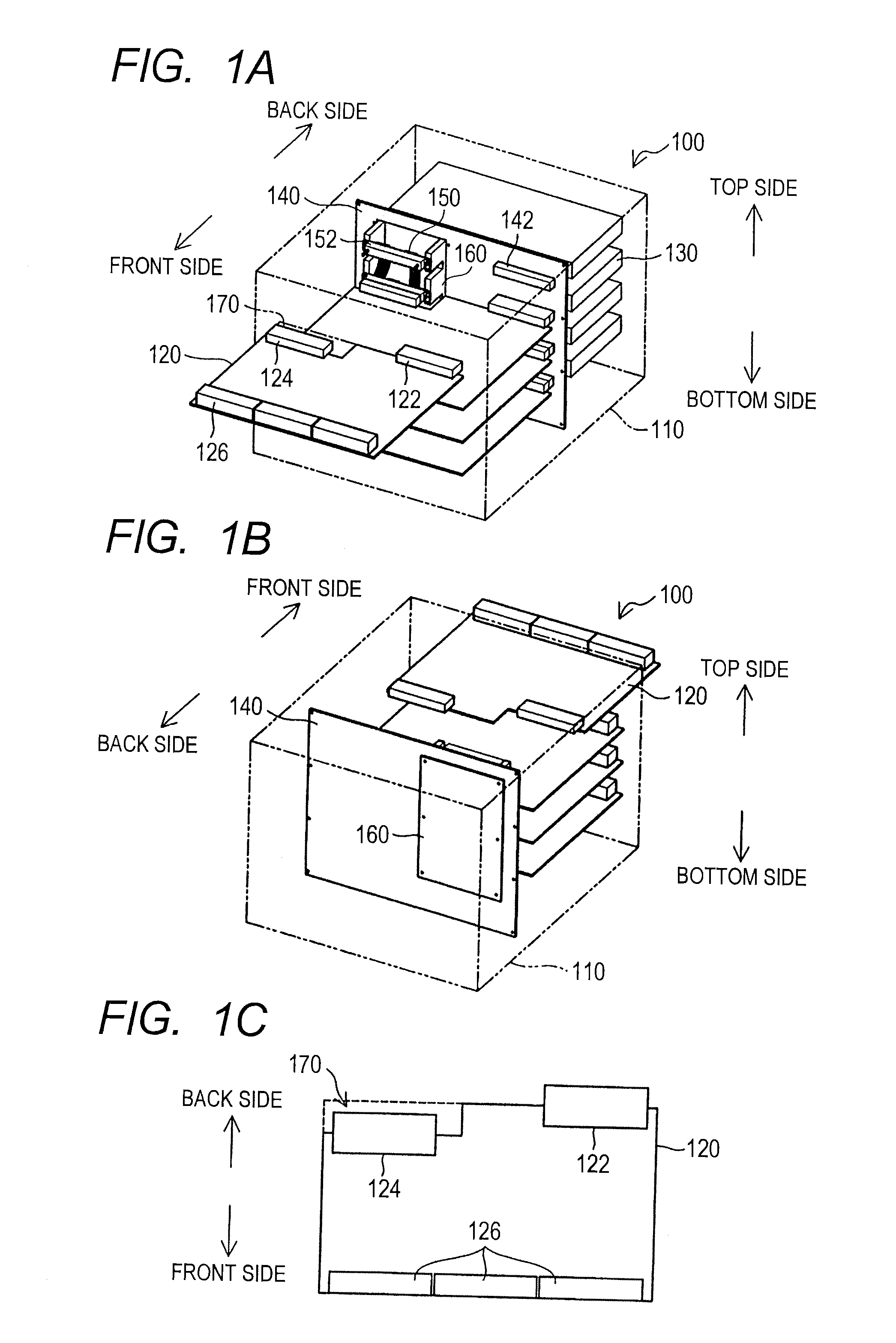 Communication apparatus with removable circuit boards