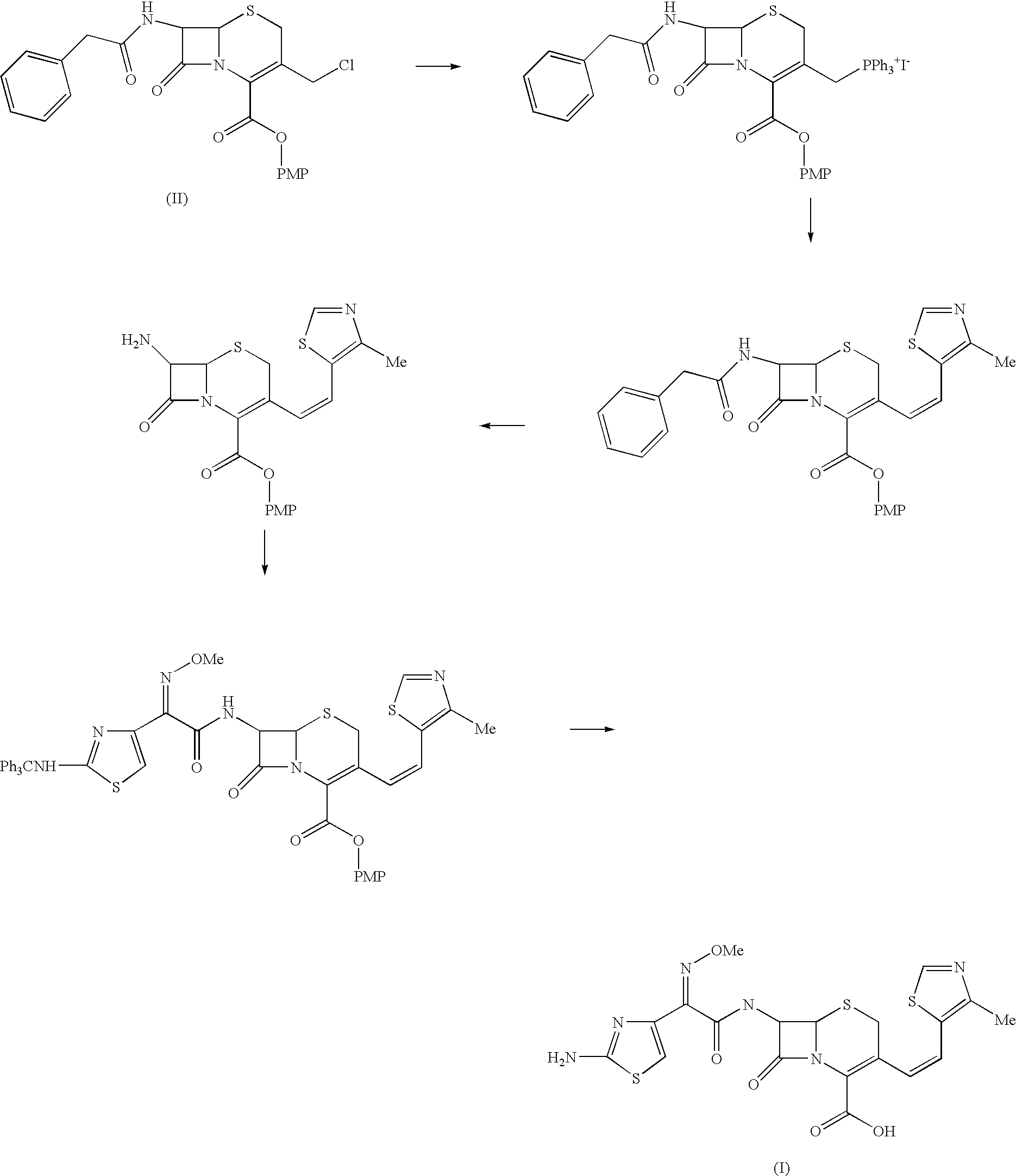 Process for the preparation of Cefditoren