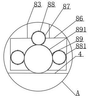 Self-drilling type combined grouting anchor rod with grout-stopping plug and suitable for soft rock stratum