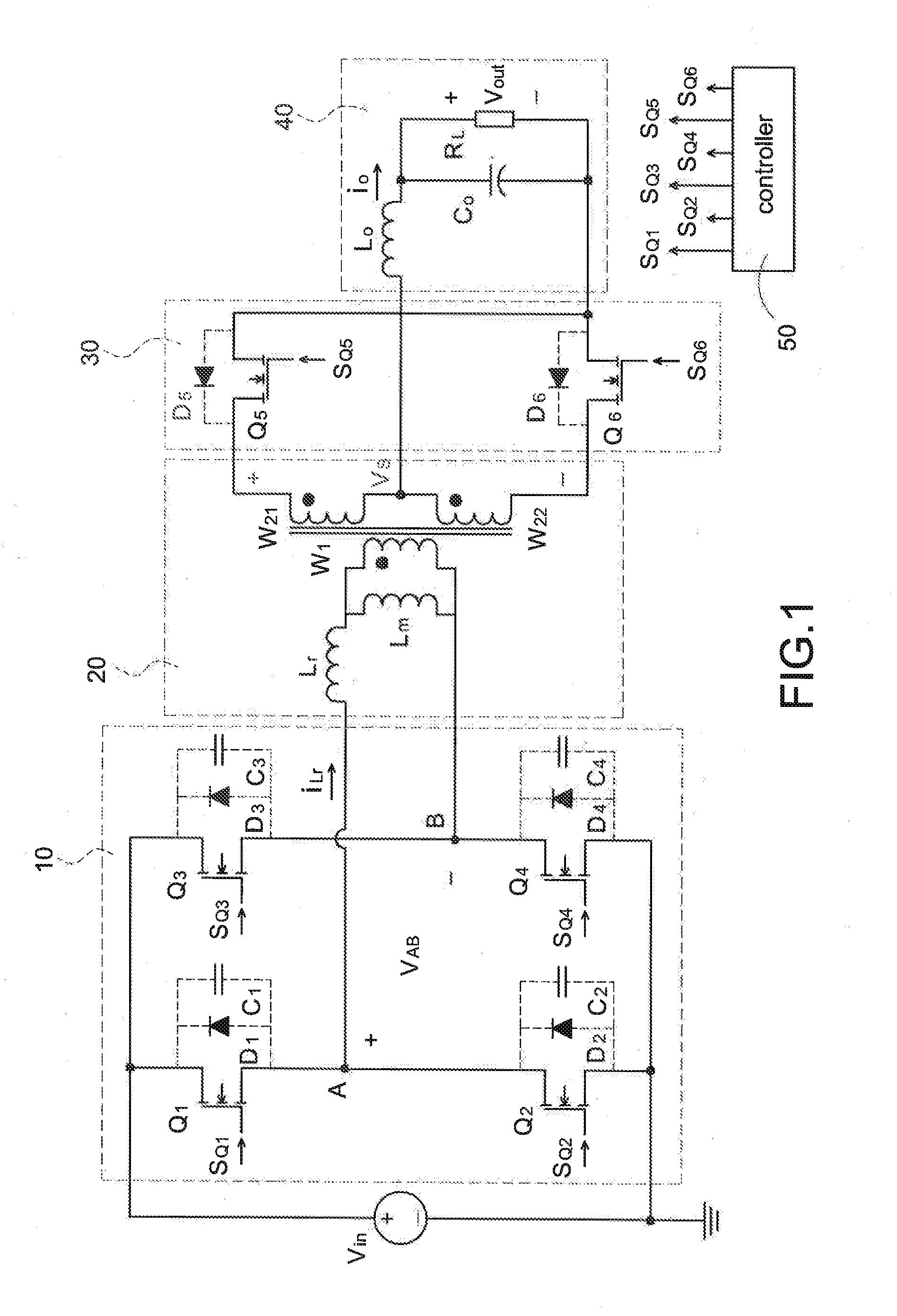 Method of controlling phase-shift full-bridge converter in light load operation