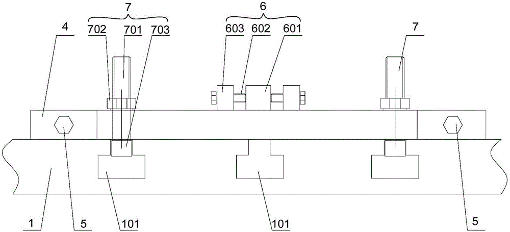 Motor test bench centering system