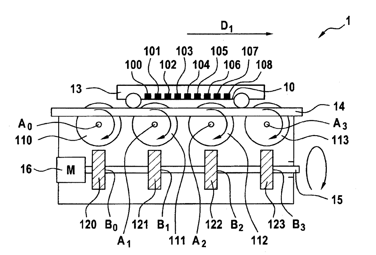 Conveying apparatus and transmitting system