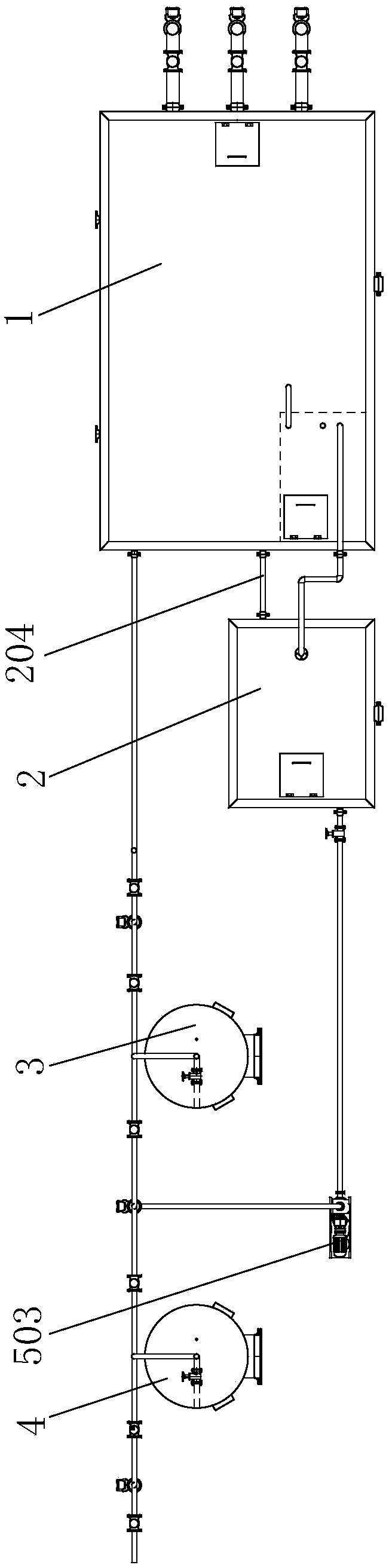 Rainwater harvesting system and method for treating rainwater