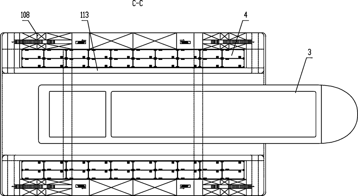 Semi-submersible LNG replacement shipment and marine LNG shipment application method