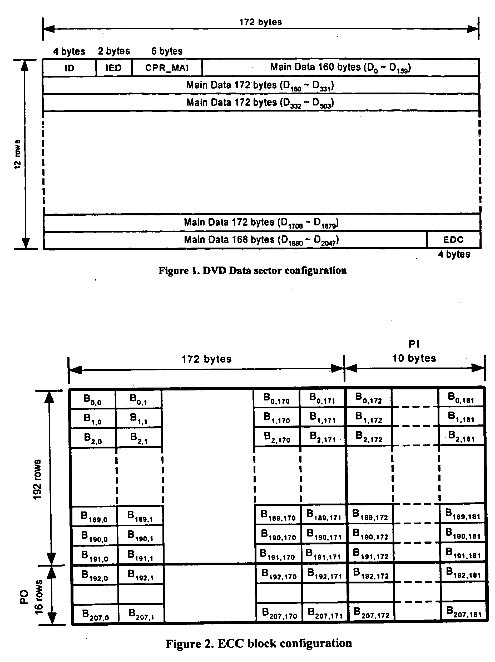 Method and apparatus for error processing in optical disk memories