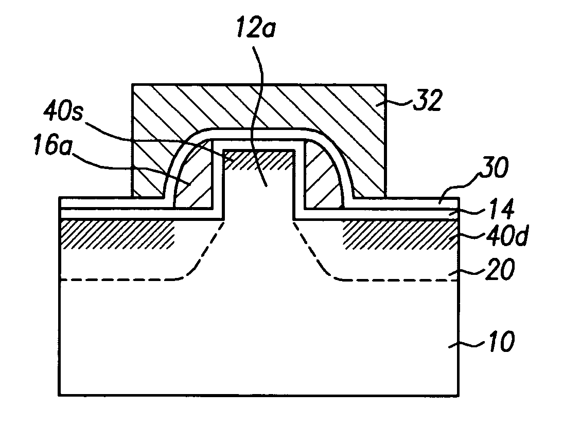 Split gate type non-volatile memory device and method of manufacturing the same