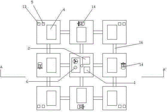 Floating solar power generation single-axis tracking system and control method thereof