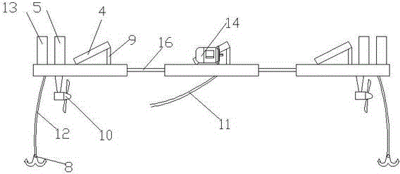 Floating solar power generation single-axis tracking system and control method thereof