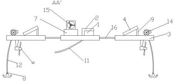 Floating solar power generation single-axis tracking system and control method thereof