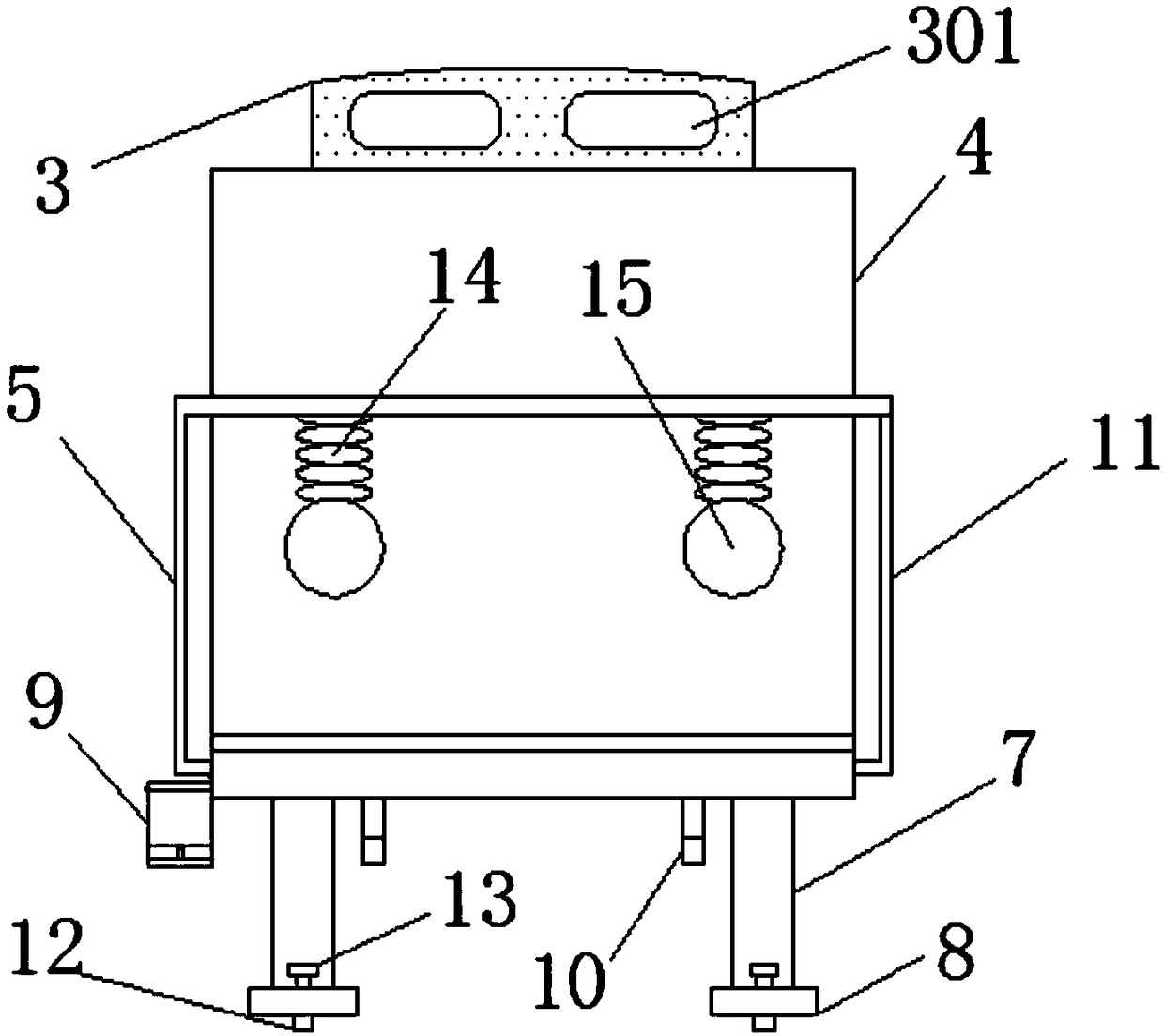 Bus seat mechanism adjustable in spacing