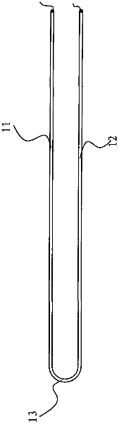 Defrosting heater, evaporator assembly of refrigerating equipment and refrigerator with same